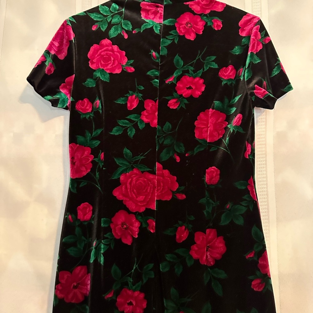 Maggy London Asian Style Velvet Dress - Picture 8 of 12